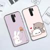 Cartoon Puppy Kitten Bunny Animal Pattern Soft Silicone Phone Case for Samsung Galaxy A50s IPhone Huawei Xiaomi Redmi Note 8 9 10 Pro OPPO Nokia Cover