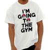 Funny I'm Going To The Gym GO Trainer Joke Womens or Mens Crewneck T Shirt Tee