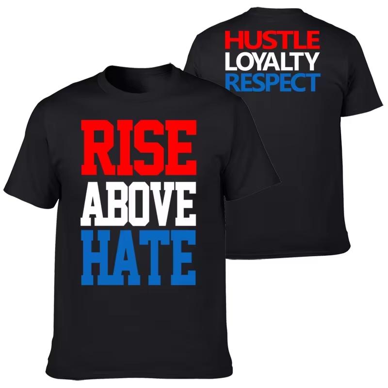 2025 Футболка с коротким рукавом John Cena Мужская из чистого хлопка с принтом Never Give Up Молодежная повседневная футболка с коротким рукавом Летний топ Унисекс Fashoin