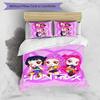 KPOP Hunter 3pcs Bedding Set Duvet Cover Closure Includes 1 Duvet Cover & 2 Pillowcases for All Seasons Bedroom Home Dorm Decor
