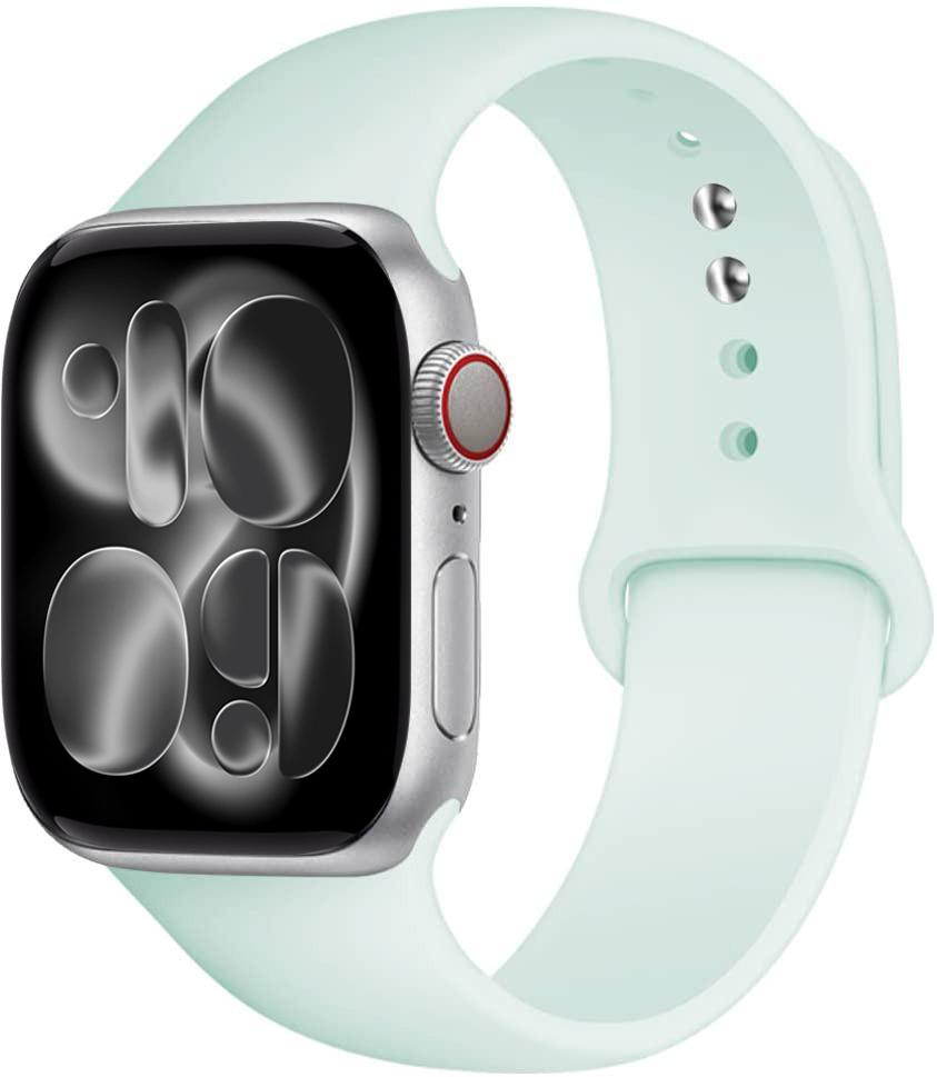 Силиконовый ремешок Для Apple Watch 11 band 44mm 40mm 49mm 45mm 41mm 38 46mm 42mm correa bracelet iWatch series 9 8 7 6 SE ultra 2 3