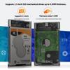2.5 Inch HDD Case SATA To USB3.0 External Hard Drive Case SSD Box USB3.0 To Type-C Transparent External Enclosure Hard Disk Box
