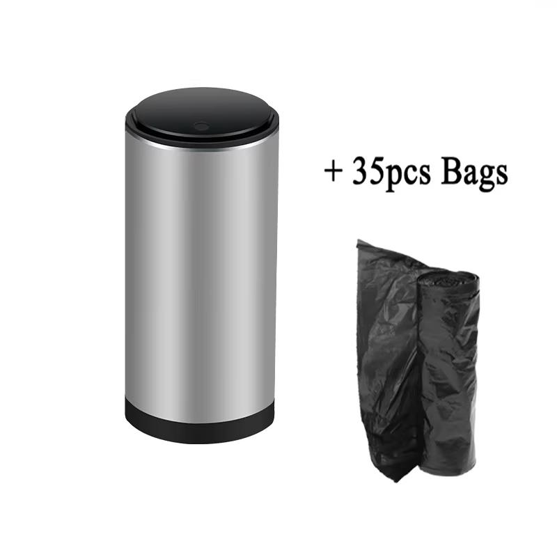 Alloy Auto Organizer Storage Bag Ashtray Mitsubishi Car Trash Can For Asx Lancer Outlander Pajero Ralliart Car Accessories