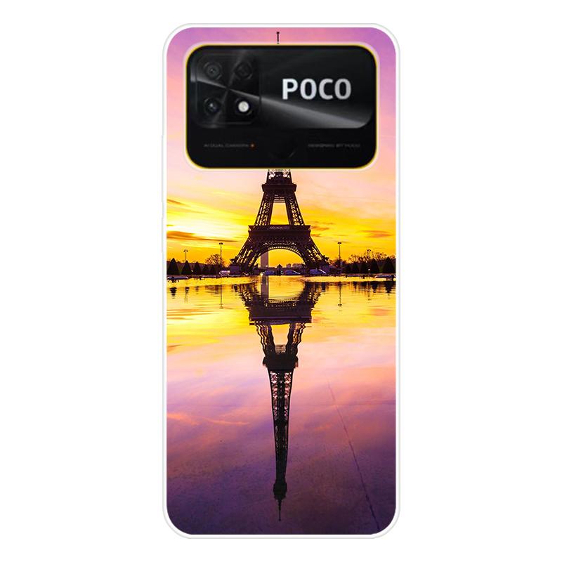 Для Xiaomi Poco C40 C 40 Чехол Мягкая силиконовая задняя крышка Мультяшный чехол для телефона Разнообразие