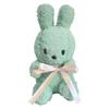 Q-FLA Fluffy Rabbit Plush Ornament, Green, Perfect for Gifts and Celebrations, 804090