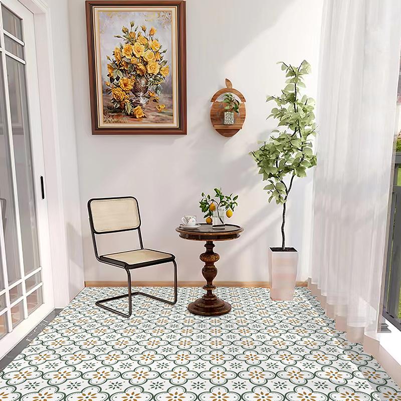 Противоскользящая напольная плитка для кухни, самоклеящаяся напольная плитка для ванной комнаты, французская керамическая плитка, напольная плитка