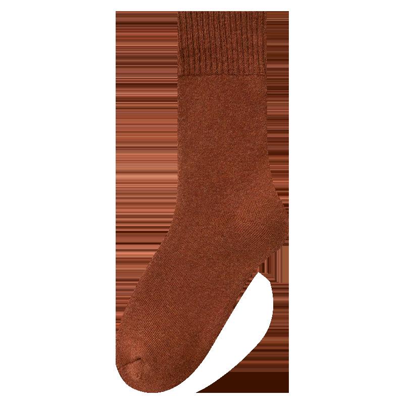 Женские носки Plus Velvet Thick Terry Mid-Tube – Теплый хлопок для осени и зимы