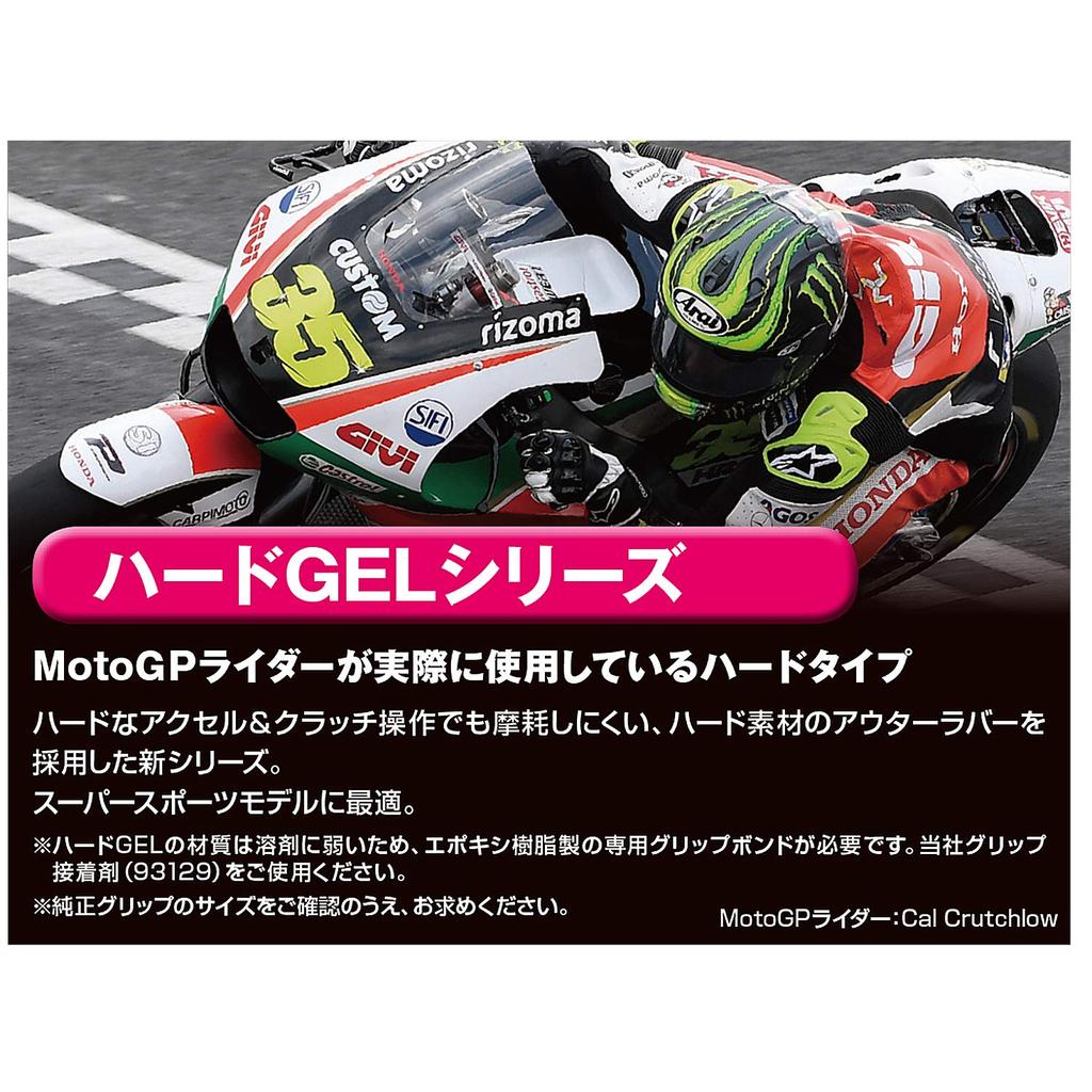 Daytona PROGRIP Motorcycle Hard for Handlebar 99209 Grips, 122mm, Gel, End-Through, 22.2mm Diameter, 838, X-SLIM Type, Blue,