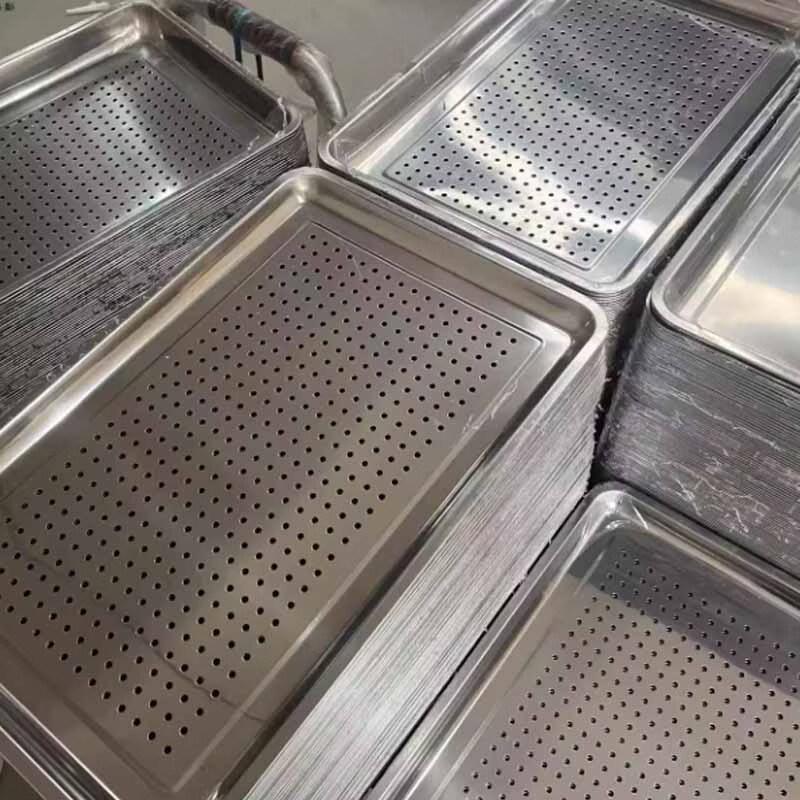 MOSUO Stainless Steel Steamer Cart Tray