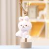 Rabbit Bear Duck Keychain Cute Cartoon Girl Backpack Hanging Plush Gift Doll