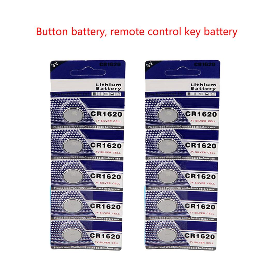3V CR1620 литиевая батарея батарейки типа «таблетка» для маломощных устройств, электроника (Упаковка 5 шт./10 шт.)