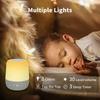 HiFiD Rechargeable LED Night Light with Touch Control White Noise Machine for Babies 7 Colors Projection 30 Soothing Sounds