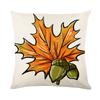 Harvest Pillow Cover Pumpkin Linen Print Home Living Room Sofa Cushion Cover Pillow Cover