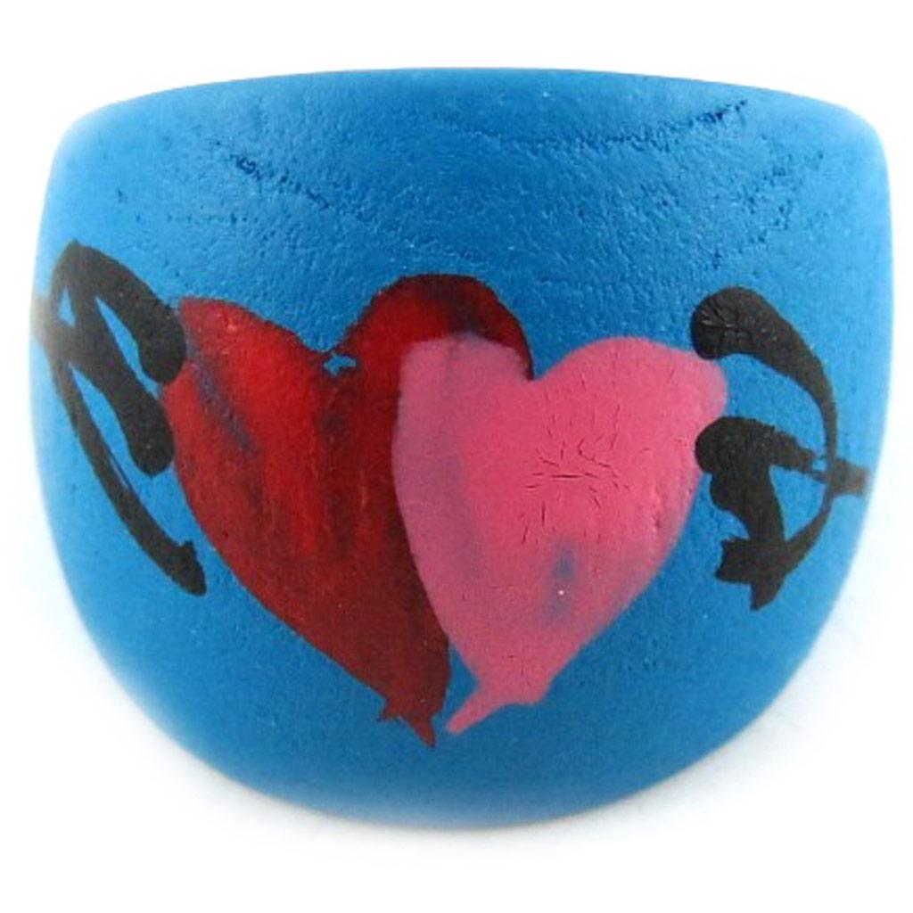 Bague 'Funky Zoulou' Bleu