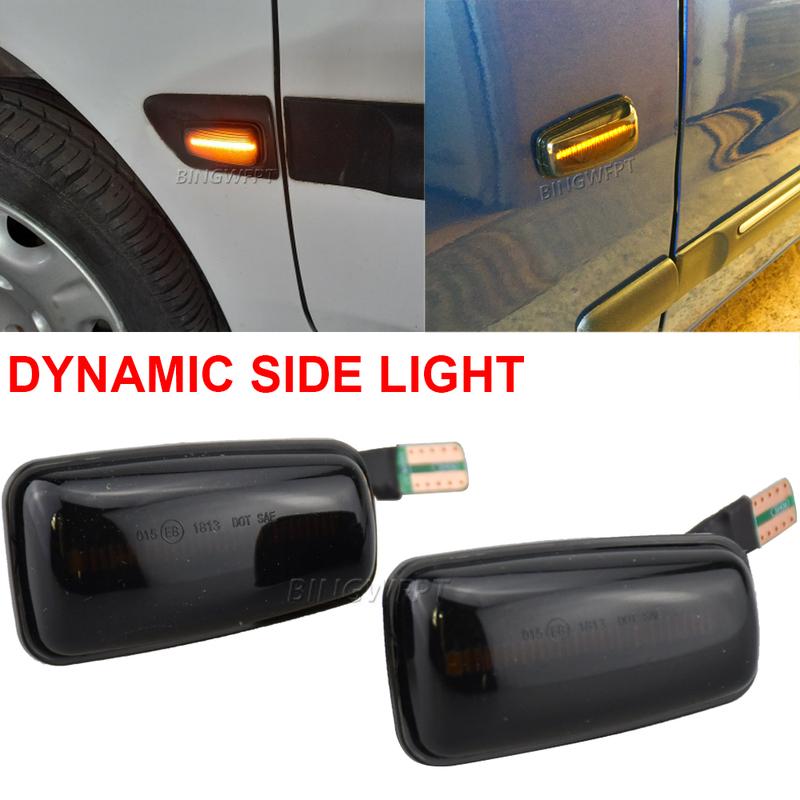 Светодиоды для Peugeot 306 106 406 806 Citroen XM ZX Break Xsara Xantia Fiat Мигающие автомобильные указатели поворота Боковые габаритные огни Боковые