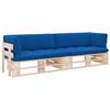 Day and Night - Day and Night 2-seater Pallet Sofa with Impregnated Pine Wood Cushions