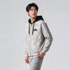 Kuaiyu Men's Winter Distressed Faux Two-Piece Padded Jacket