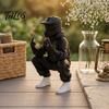 Детализированная 3D-печатная фигурка крутого внедорожного байкера из ПЛА, статуэтка сидящего в приседе гонщика, модный настольный хардкорный коллекционный орнамент, для дома и офиса