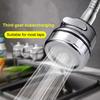 Удлинитель для смесителя Yousheng, вращающийся на 360 градусов, поворотный распылитель с 3 скоростями потока воды, поворотная головка для смесителя, насадка для смесителя