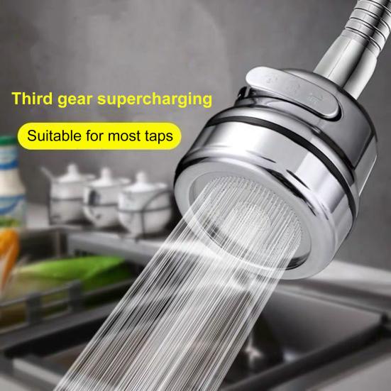 Удлинитель для смесителя Yousheng, вращающийся на 360 градусов, поворотный распылитель с 3 скоростями потока воды, поворотная головка для смесителя, насадка для смесителя