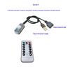 Регулируемый датчик-выключатель задержки: 5V USB Инфракрасная прикроватная лампа с пультом дистанционного управления (12 В / 24 В)
