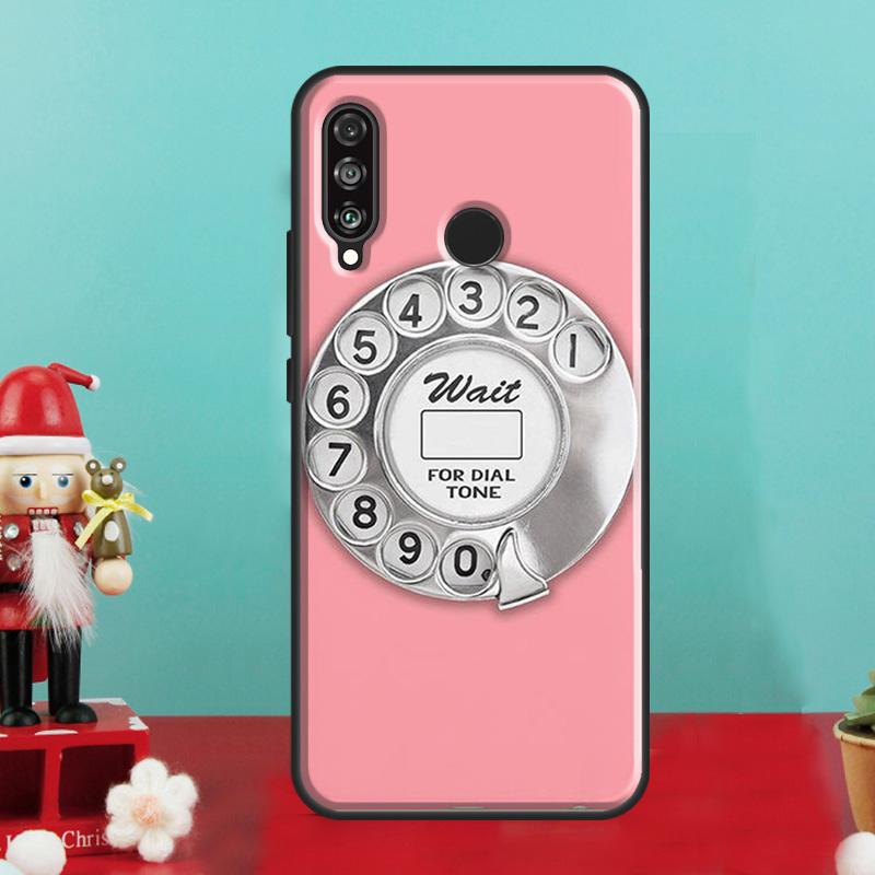 Retro Blue Payphone Vintage For Huawei Nova Y70 Y90 Y60 Y72 Y73 Y61 Y91 9 10 SE 12i 12s 11i 8i P30 P40 Lite P60 Pro Case