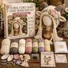 Handmade DIY Crochet Hat Kit Sheep Christmas Hat Kit Animal Hood Knitting Hat  Holiday Present