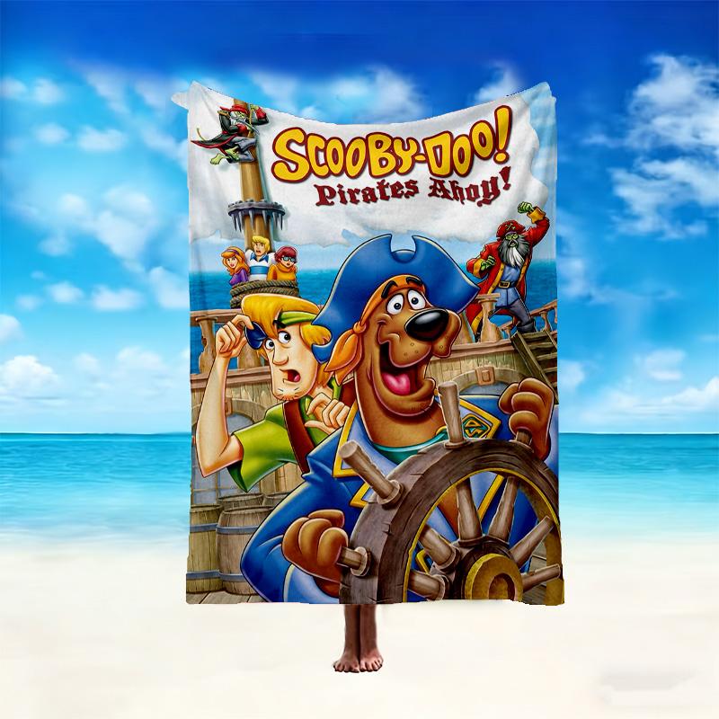 1pc SCOOBY-DOO Blanket, Super Cozy Printed Home Blanket, All-Season Warmth