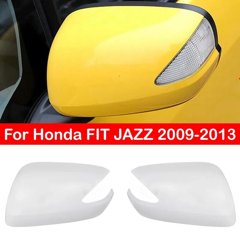Для Honda FIT JAZZ 2009-2013 Автомобильная Замена Накладка Колпачок Зеркала Заднего Вида Бокового Зеркала Внешняя Накладка Корпуса Дверного Зеркала