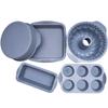 Silicone Baking Molds Fluted Round Cake Pan Non-Stick Bakeware Forms Jello Cake Gelatin Loaf Bread Mould