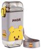 Skater Square Straw Bottle Water Bottle S 260ml One Push with Cover and Shoulder Belt Disney Winnie the Pooh PSQ3ST-A