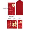 Chinese Style Red Envelopes Paper Red Pocket Spring Festival Gift Lucky Money Bag  Wedding Supply