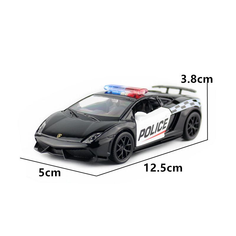 Police Gallardo Car Alloy Model Toy For Play And Enthusiasts Display