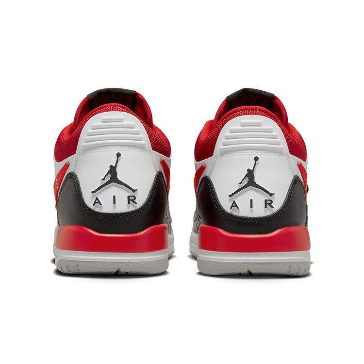 Кроссовки Air Jordan Legacy 312 Low GS Fire Red Детские Белые Черные Волчий Серый CD9054-160