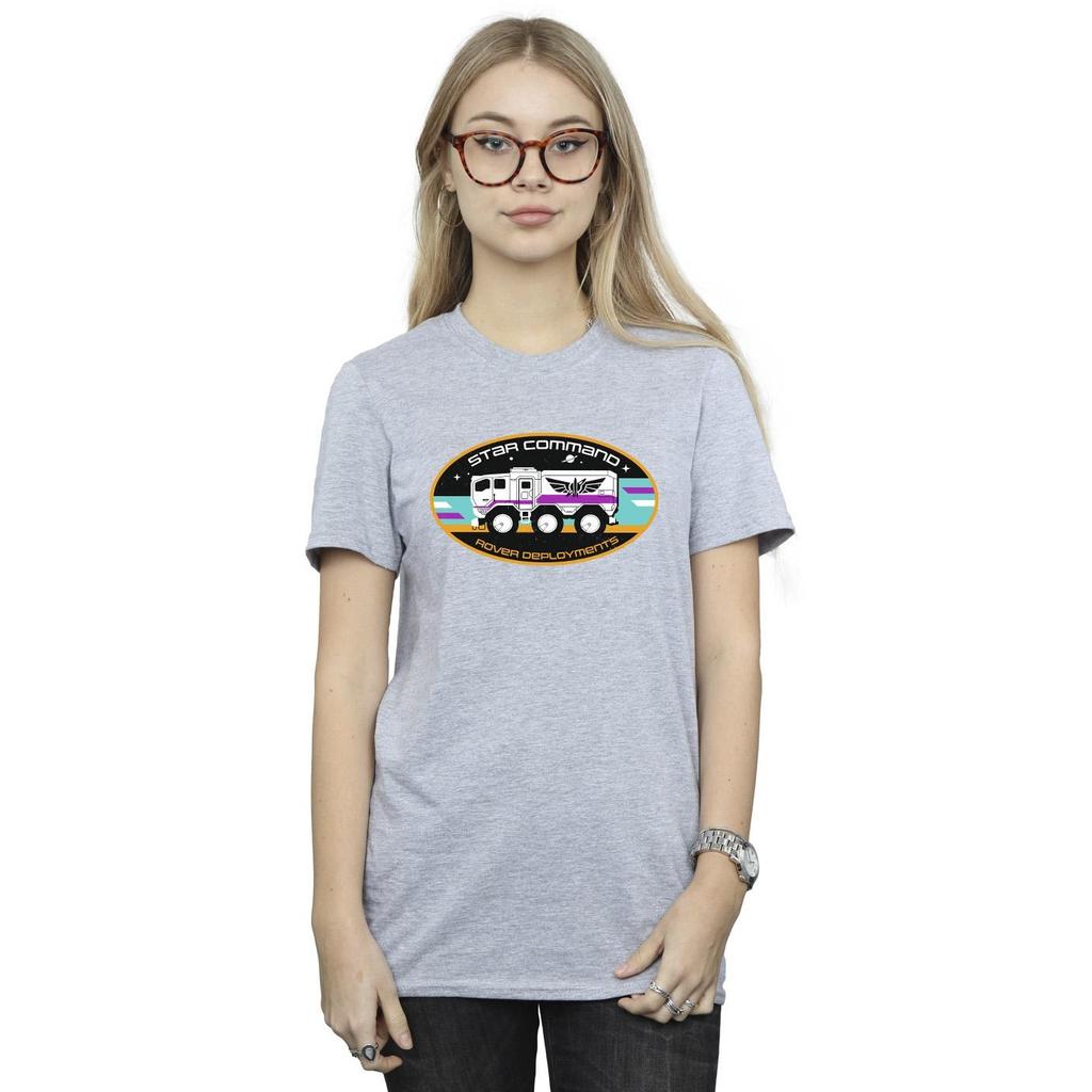 Disney Womens/Ladies Lightyear Rover Deployment Cotton Boyfriend T-Shirt