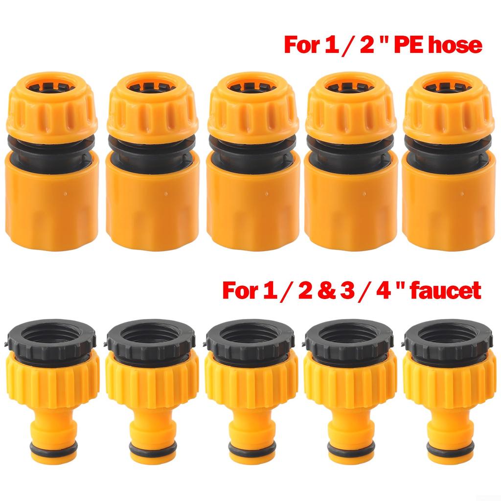 10pcs Pipe Connector 3/4 & 1/2 Inch Adapter Connector