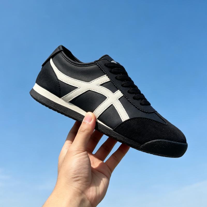 2026 New Stylish Men's Shoes, Sizes 39-48, Large Size Striped Fashion Low-Top Casual Shoes, Lightweight Versatile Sneakers