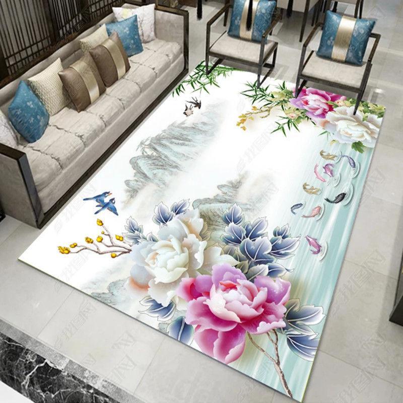 Новый китайский ковер для гостиной, домашний роскошный прикроватный коврик для спальни, большой коврик для офиса, коммерческие ковры, моющийся коврик для входной двери