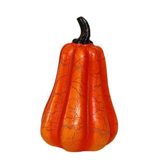 Треснувшая тыква Фигурка Хэллоуин Светящаяся тыква Скульптура Смола Осень День благодарения