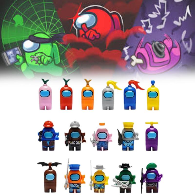 Увлекательные Космос Среди Нас 16 Персонажей Мини Конструкторы Идеально Подходят Для Детских Игр