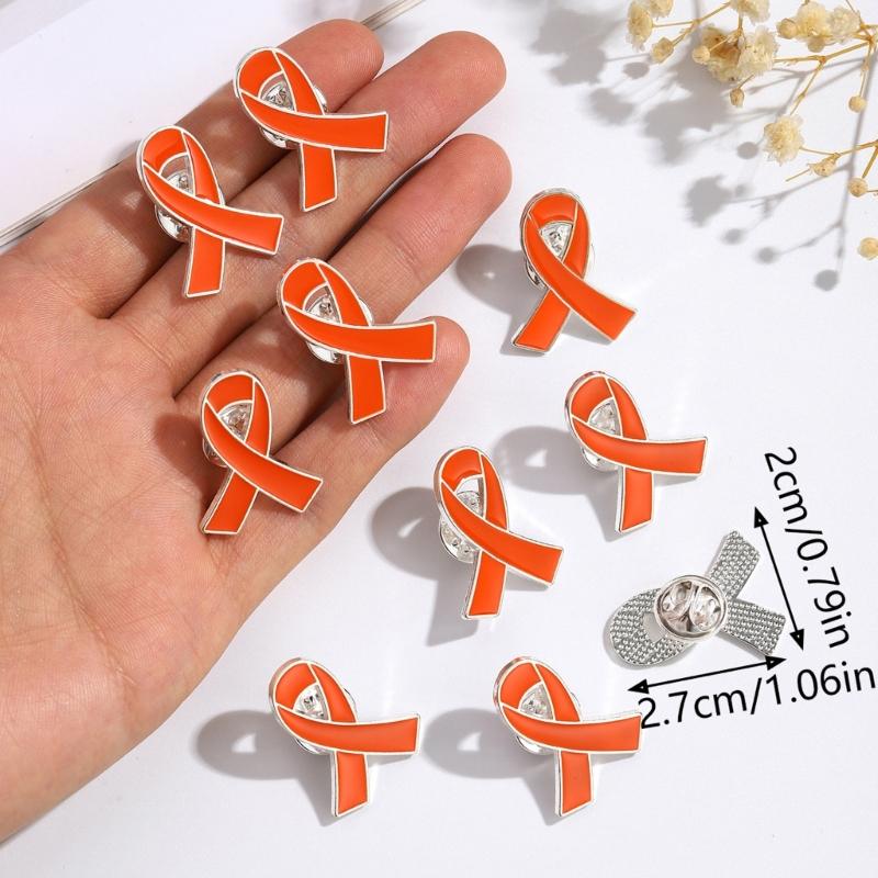 Band Pin, Pack of 50 Metal Awareness Lapel Pin Band Brooch Pin Hope Pin Enamel Jewellery Pin for Decoration