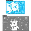 Santa Claus Snowman Reindeer Window Stickers Snowflake Christmas Atmosphere Decoration Glass Window Static Electricity Stickers