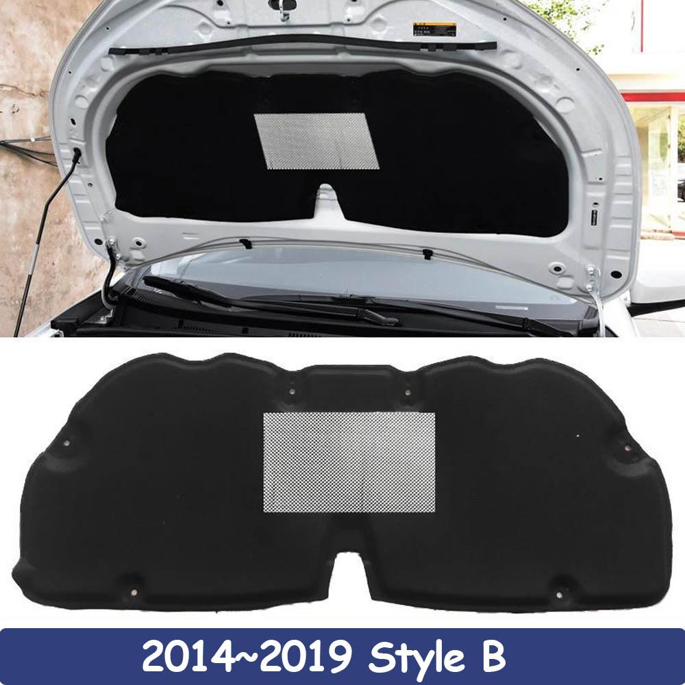 Для Toyota Corolla E170 E180 11-го поколения 2014~2019 автомобильный передний двигатель звукоизоляционный коврик капот теплоизоляция хлопковые коврики аксессуары для интерьера