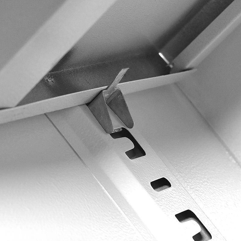 Office Steel Double-Door File Cabinet with Lock