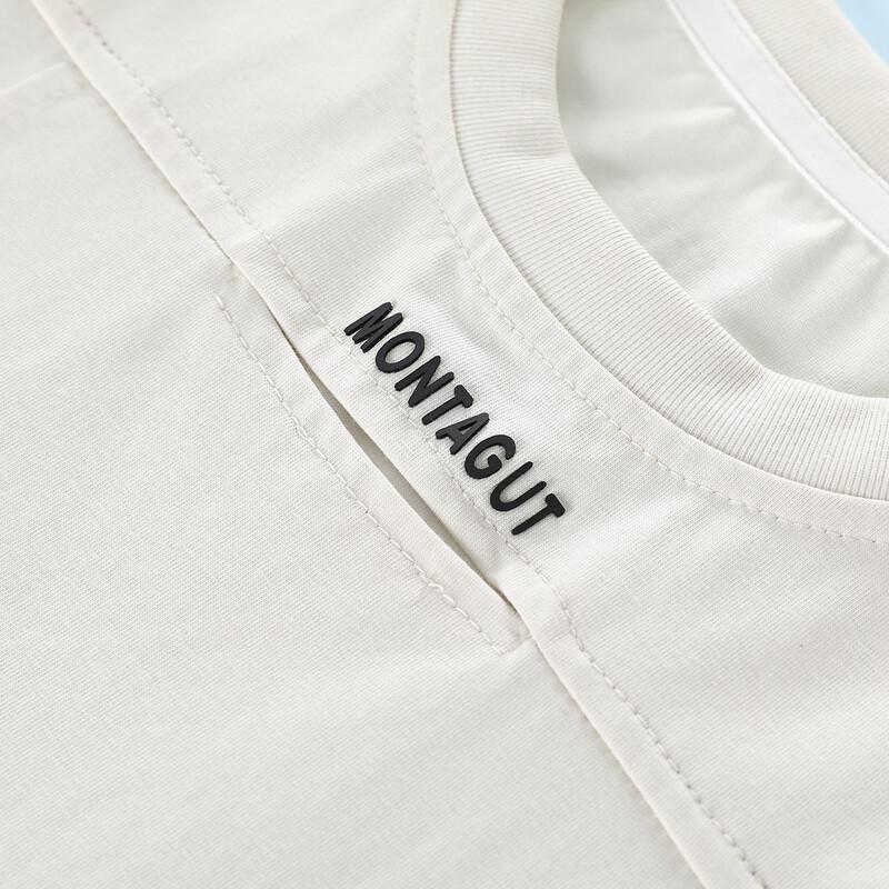 Девочкин топ с коротким рукавом и ажурным дизайном Montagut