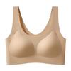 Women's Invisible Seamless Liquid Foundation Bra Underwear Female Vest Tube Top Push Up Bra M-XL