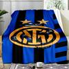 1PC F.C. Internazionale Milano Printed Soft Flannel Blanket Throw for Adult Bedroom Living Room Sofa Camping Travel Fan gifts Christmas Gifts