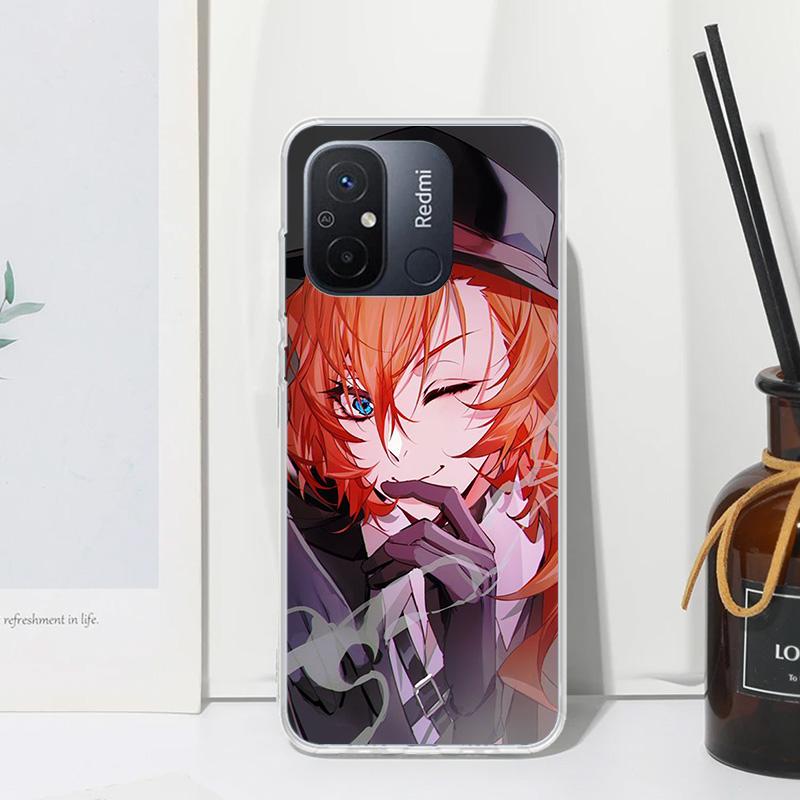 Bungo Stray Dogs Nakahara Chuuya Phone Case For Xiaomi Redmi 12C 12 10C 10A 10 9C 9A 9T 9 8A 8 7A 7 6A 6 Pro K70 K40 K20 Fundas