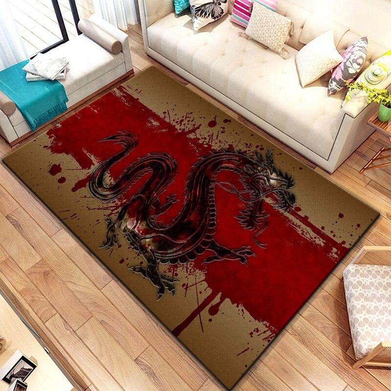 Китайский дракон HD ковер на заказ, домашний декор, коврик для кемпинга, кухонный коврик для туалетной комнаты, коврик для йоги, коврики для гостиной, милый ковер