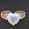 Heart Design Box Mold Jewelry Box Mold Plaster Concrete Silicone Mold Cement Container Molds
